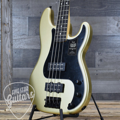 Fender Limited Edition Player Fusion Precision Bass  HH - Halo Metallic with Deluxe Gig Bag