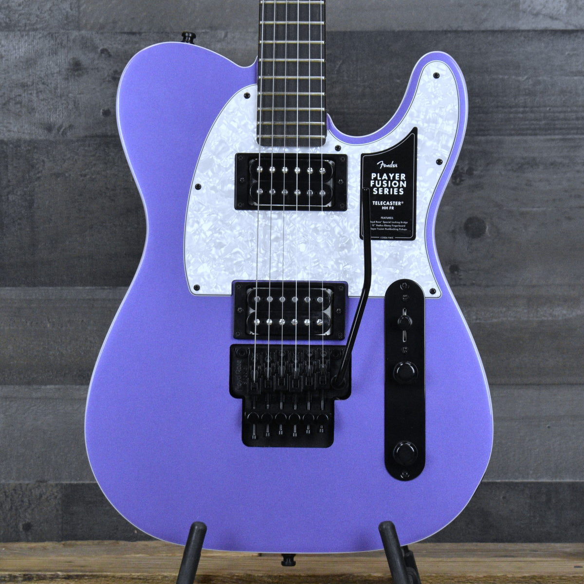 Fender Limited Edition Player Fusion Telecaster HH - Aura Metallic with Deluxe Gig Bag