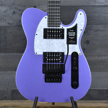 Fender Limited Edition Player Fusion Telecaster HH - Aura Metallic with Deluxe Gig Bag