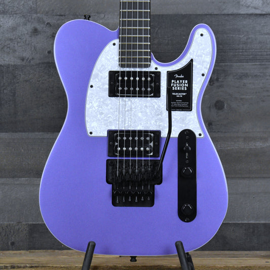 Fender Limited Edition Player Fusion Telecaster HH - Aura Metallic with Deluxe Gig Bag