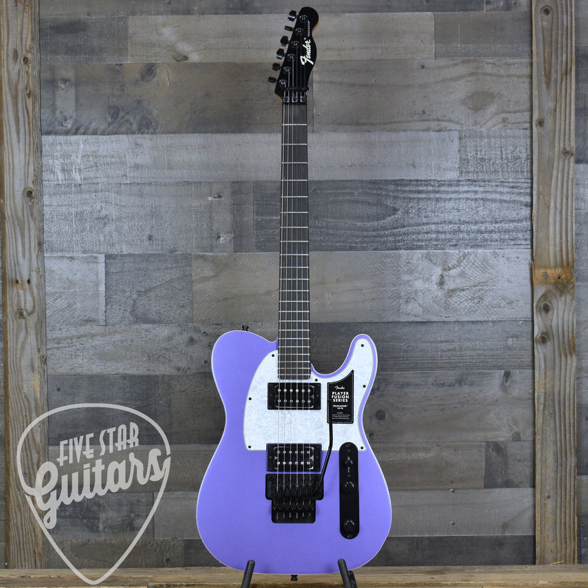 Fender Limited Edition Player Fusion Telecaster HH - Aura Metallic with Deluxe Gig Bag