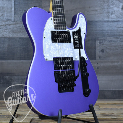Fender Limited Edition Player Fusion Telecaster HH - Aura Metallic with Deluxe Gig Bag