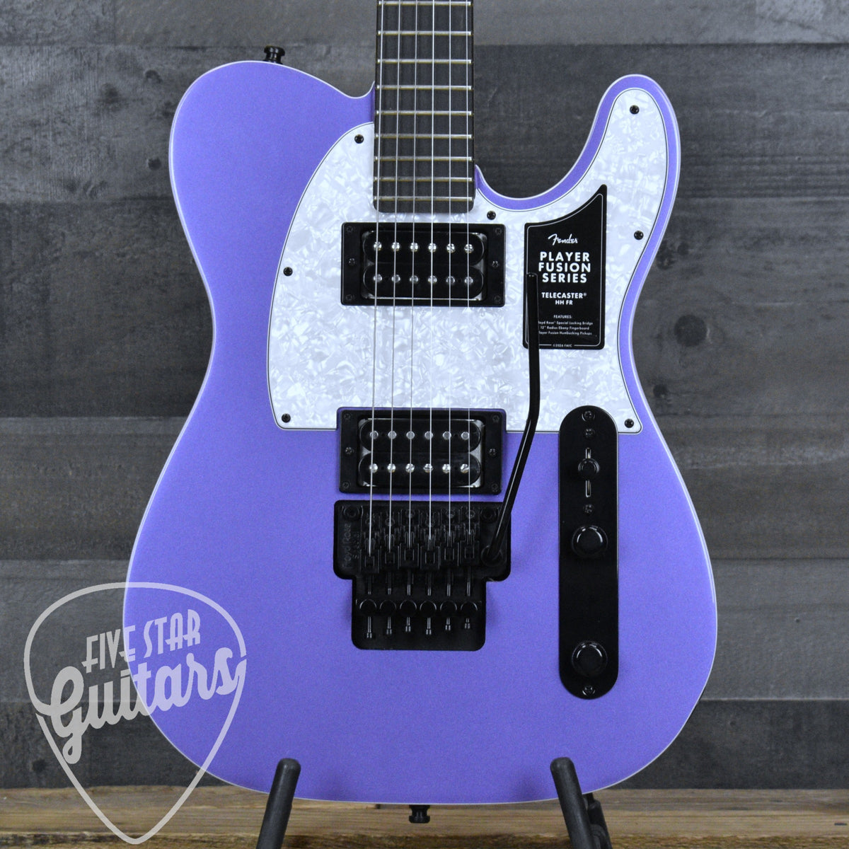 Fender Limited Edition Player Fusion Telecaster HH - Aura Metallic with Deluxe Gig Bag
