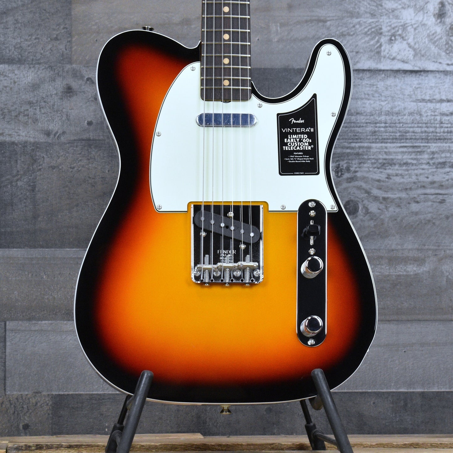 Fender Limited Edition Vintera III Early 60s Telecaster  Custom - 3-Color Sunburst with Gigbag