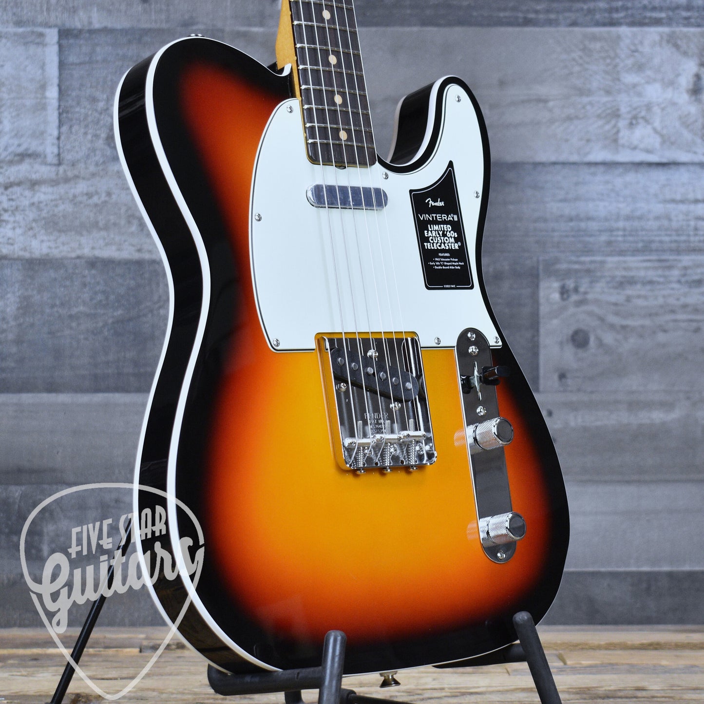 Fender Limited Edition Vintera III Early 60s Telecaster  Custom - 3-Color Sunburst with Gigbag