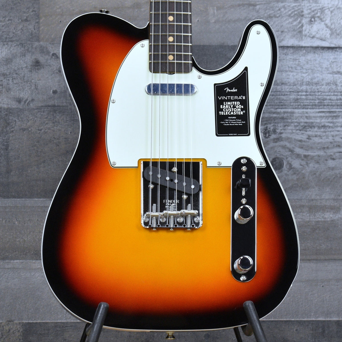 Fender Limited Edition Vintera III Early 60s Telecaster  Custom - 3-Color Sunburst with Gigbag