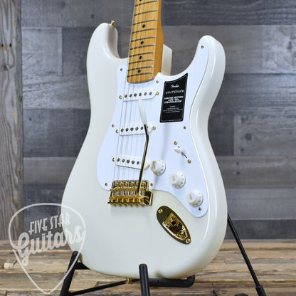 Fender Limited Edition Vintera III Late 50s Stratocaster - Maple Fingerboard- White Blonde with Bag