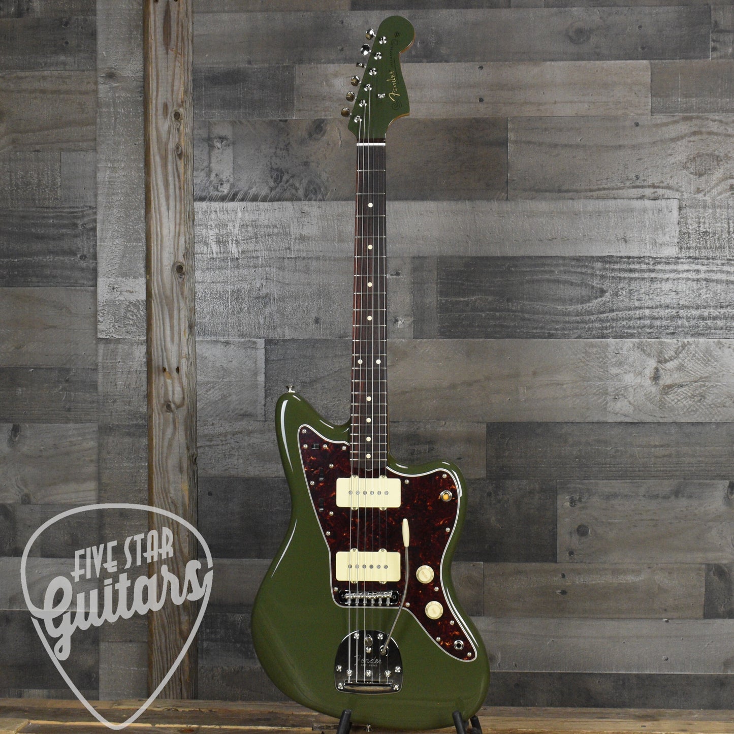 Fender Limited Edition Vintera II '50s Jazzmaster Rosewood Fingerboard - Olive with Gigbag