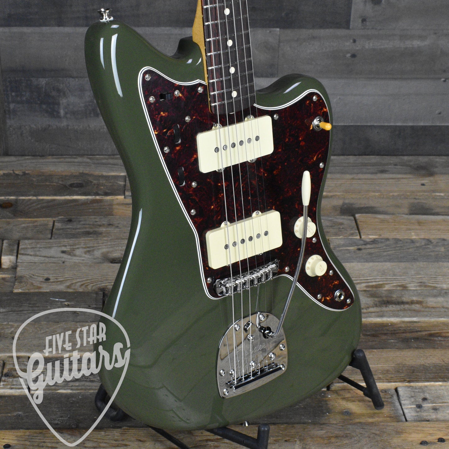 Fender Limited Edition Vintera II '50s Jazzmaster Rosewood Fingerboard - Olive with Gigbag