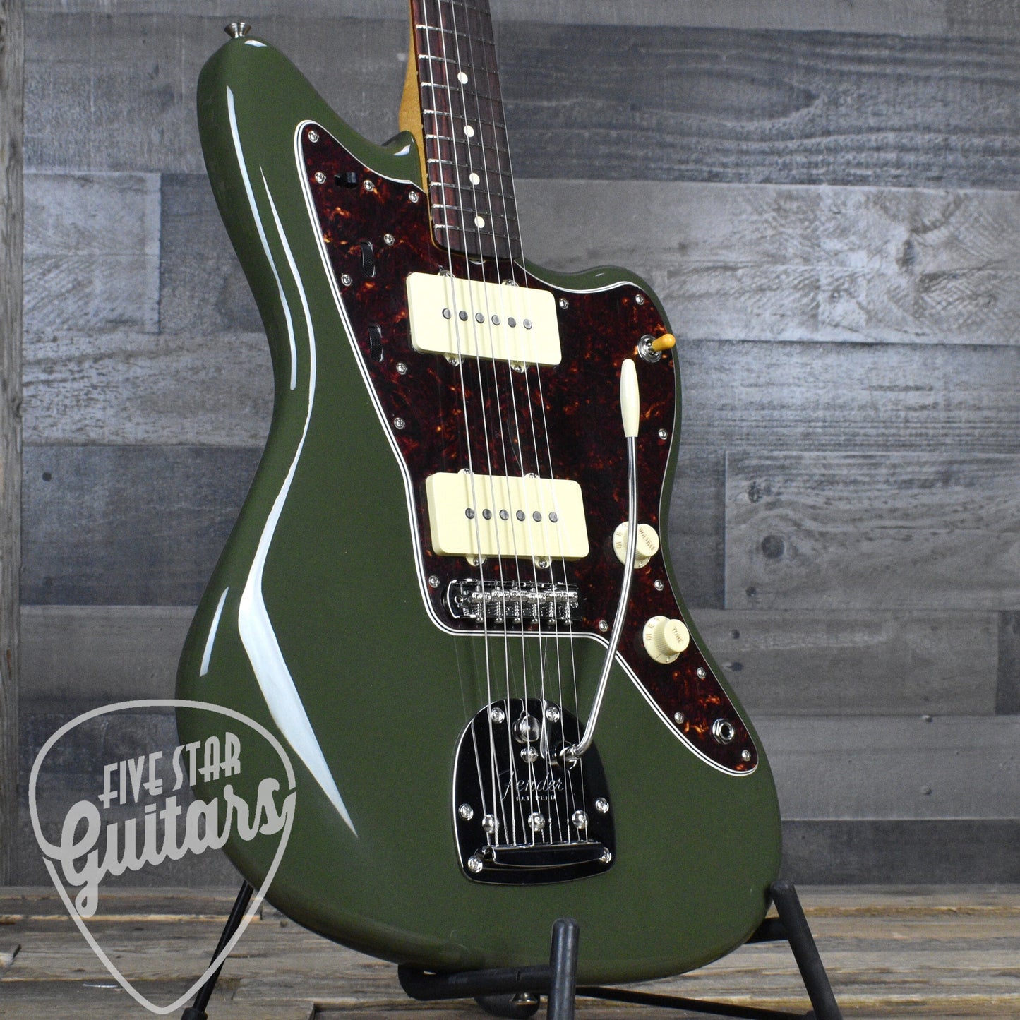 Fender Limited Edition Vintera II '50s Jazzmaster Rosewood Fingerboard - Olive with Gigbag