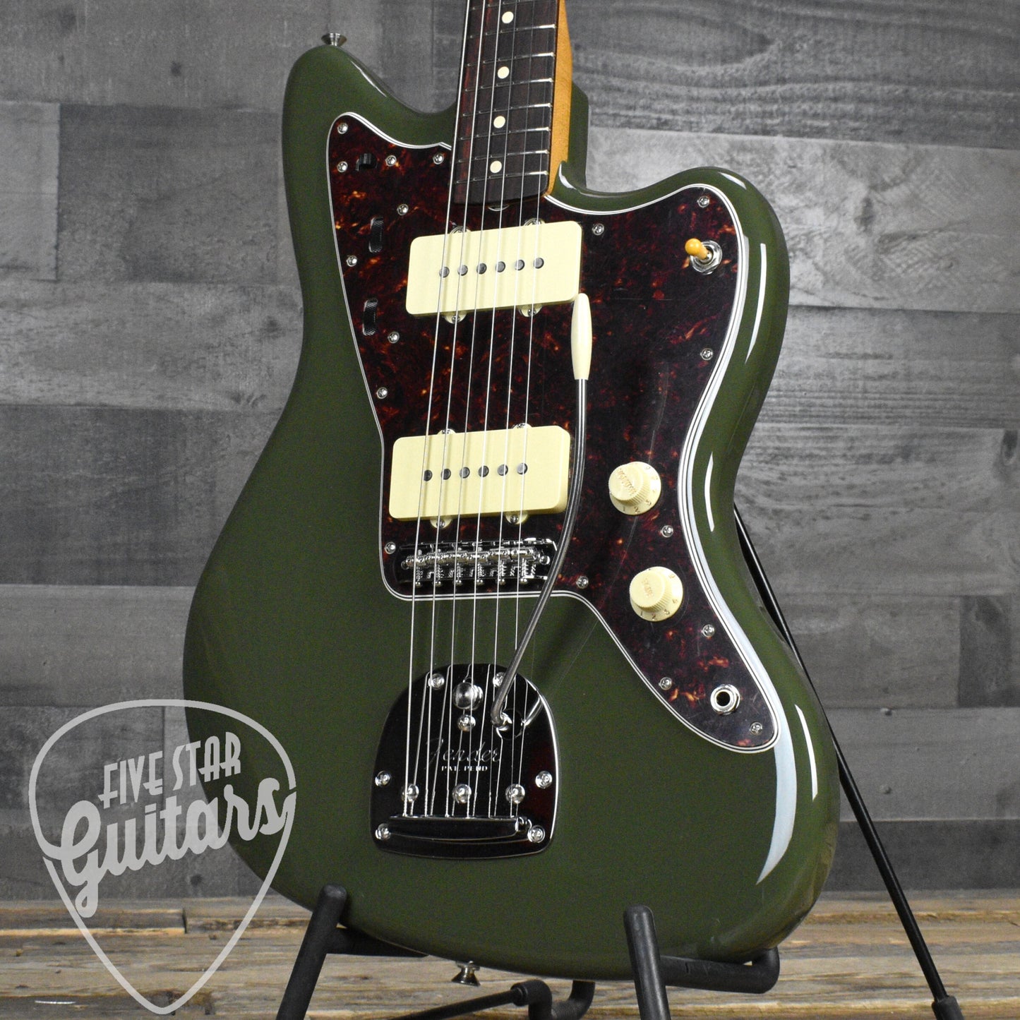 Fender Limited Edition Vintera II '50s Jazzmaster Rosewood Fingerboard - Olive with Gigbag