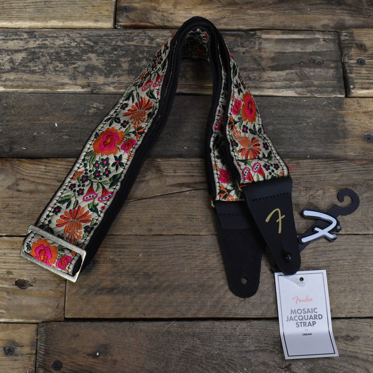 Fender Mosaic Jacquard Strap - Cream