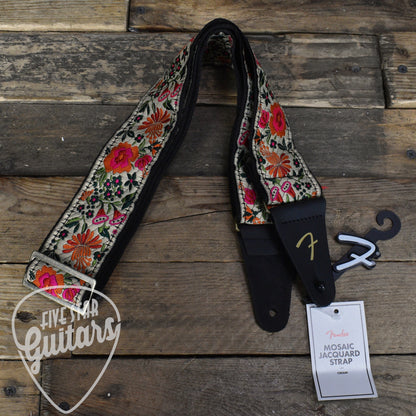 Fender Mosaic Jacquard Strap - Cream