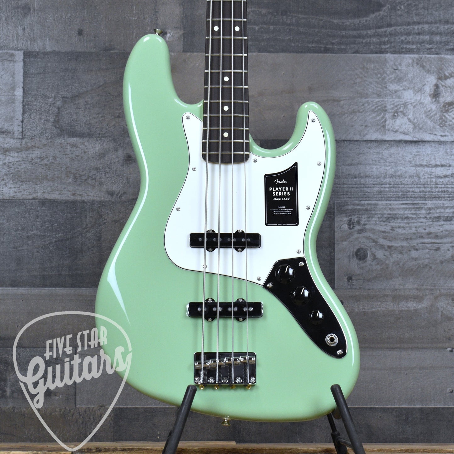 Fender Player II Jazz Bass Rosewood Fingerboard - Birch Green