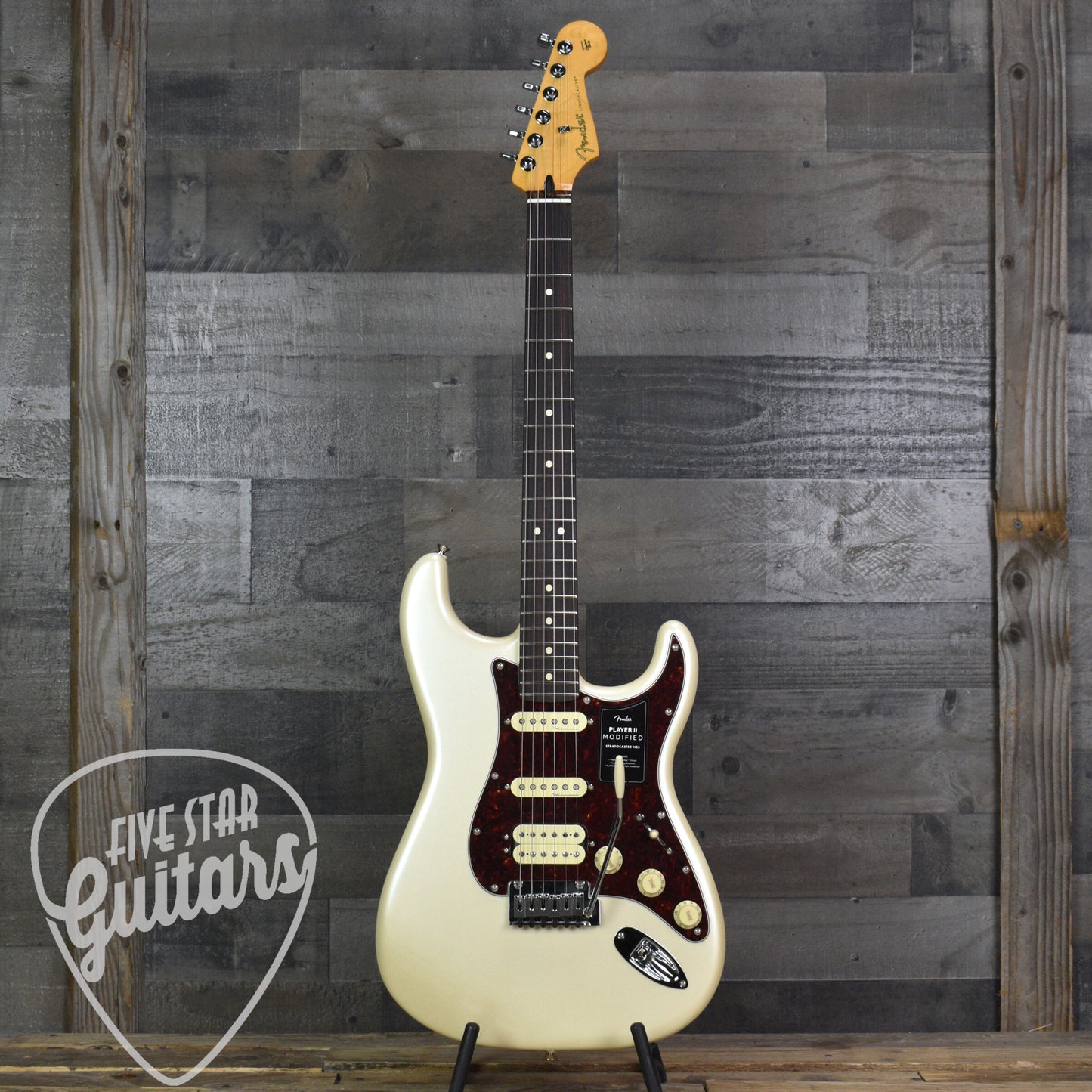 Fender Player II Modified Stratocaster HSS - Olympic Pearl with Deluxe gig bag