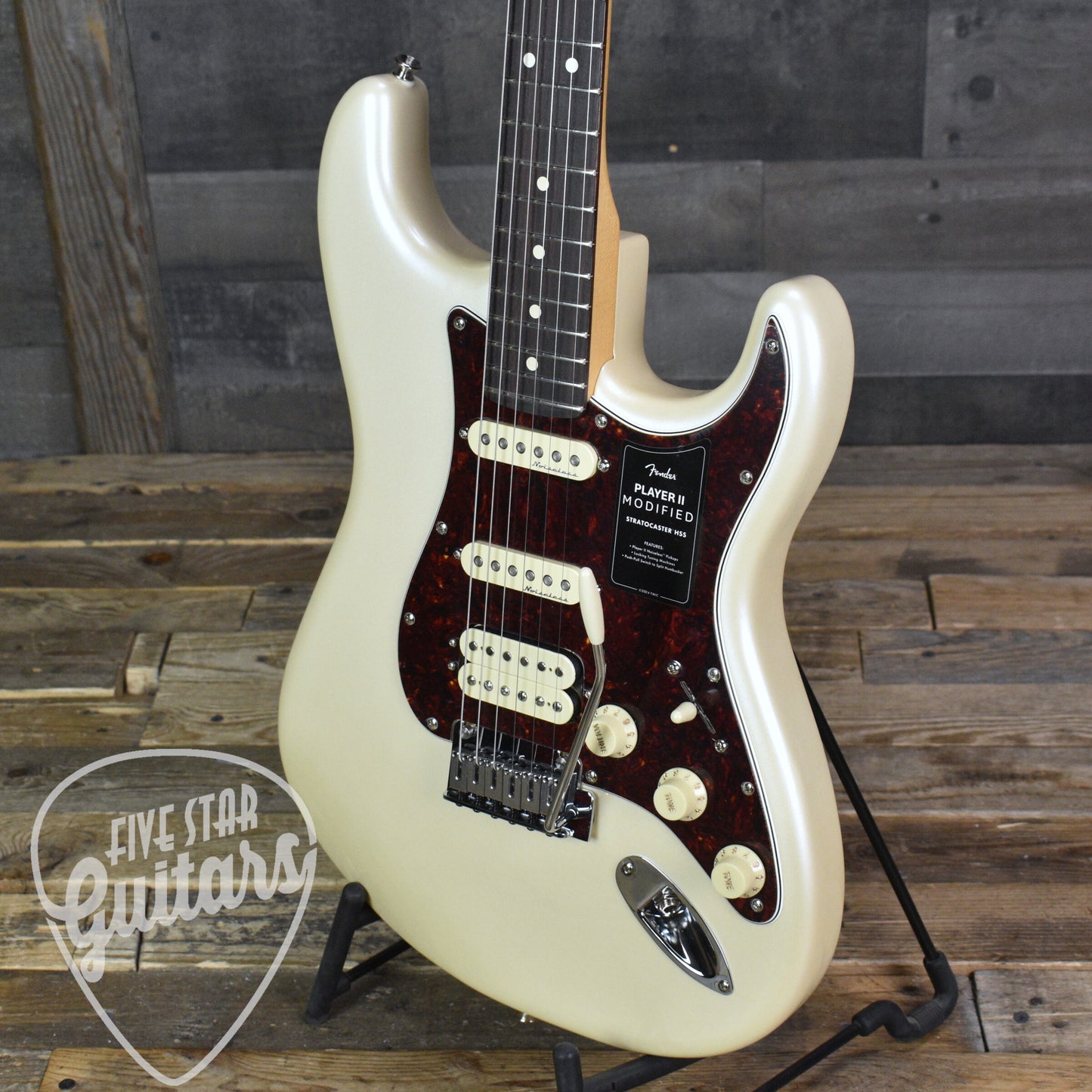 Fender Player II Modified Stratocaster HSS - Olympic Pearl with Deluxe gig bag