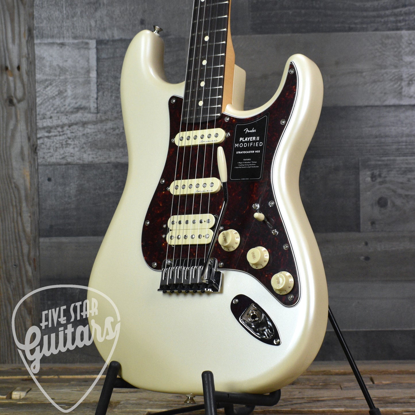 Fender Player II Modified Stratocaster HSS - Olympic Pearl with Deluxe gig bag