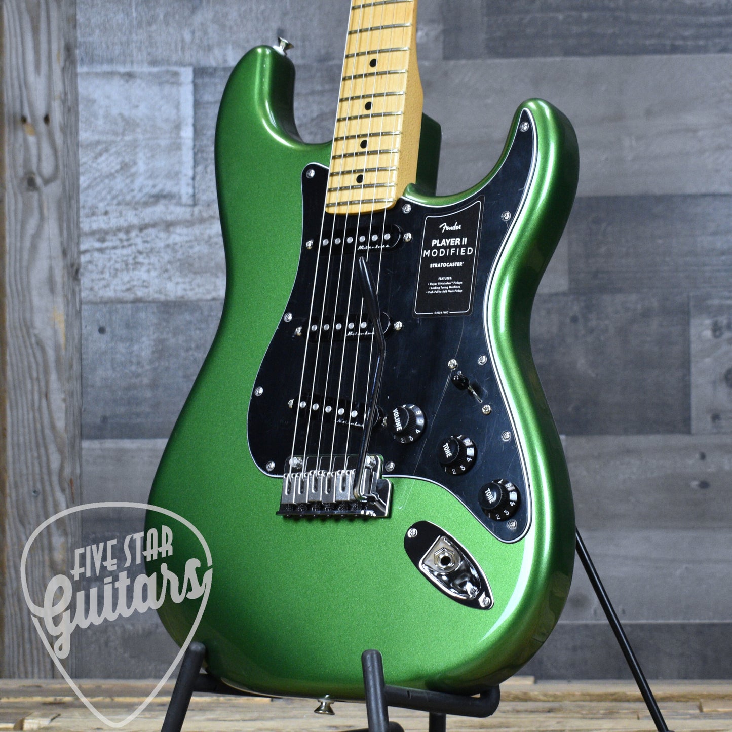 Fender Player II Modified Stratocaster - Harvest Green Metallic with Deluxe Gig bag