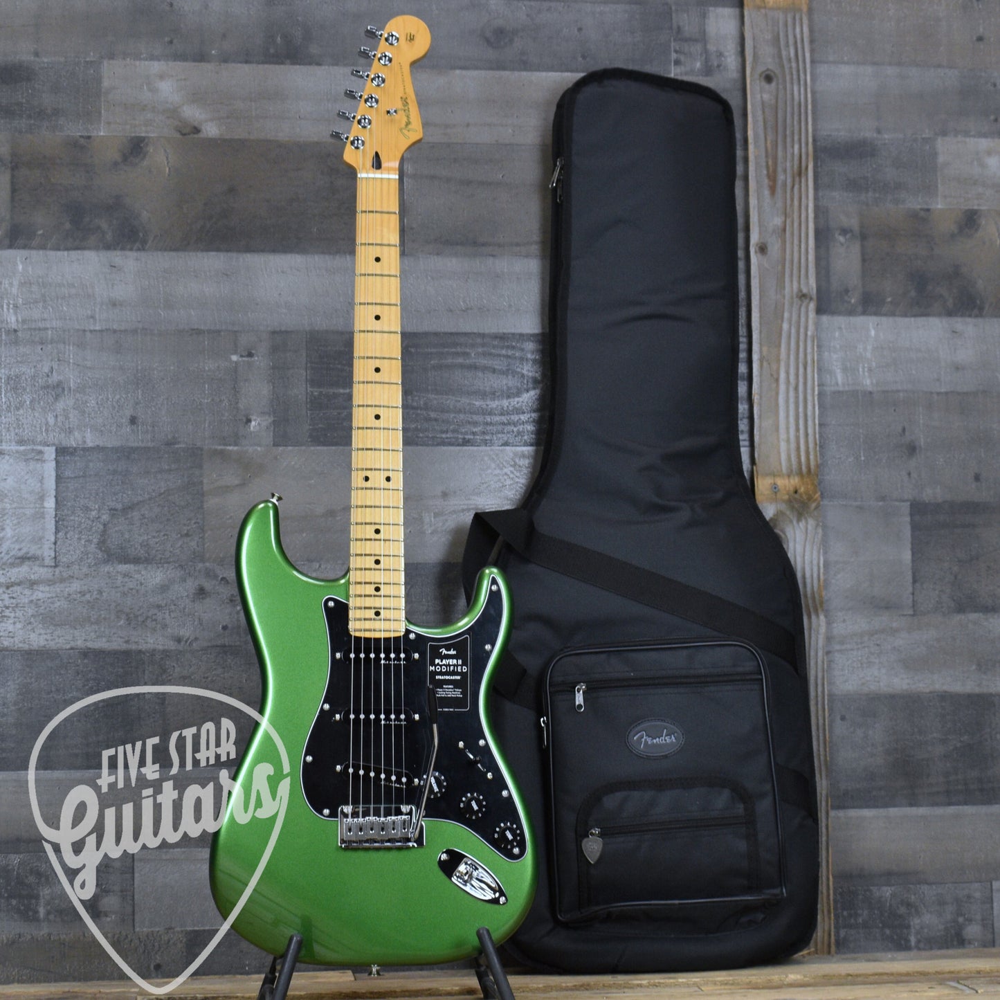 Fender Player II Modified Stratocaster - Harvest Green Metallic with Deluxe Gig bag
