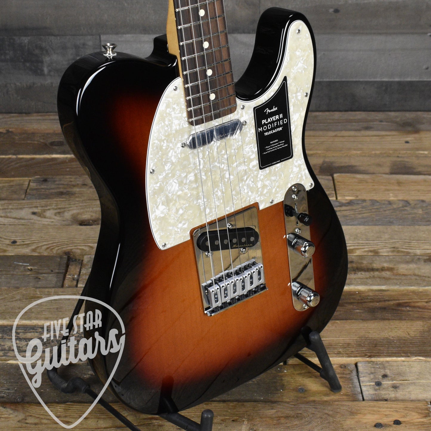 Fender Player II Modified Telecaster - 3 Tone Sunburst with Deluxe Gig Bag