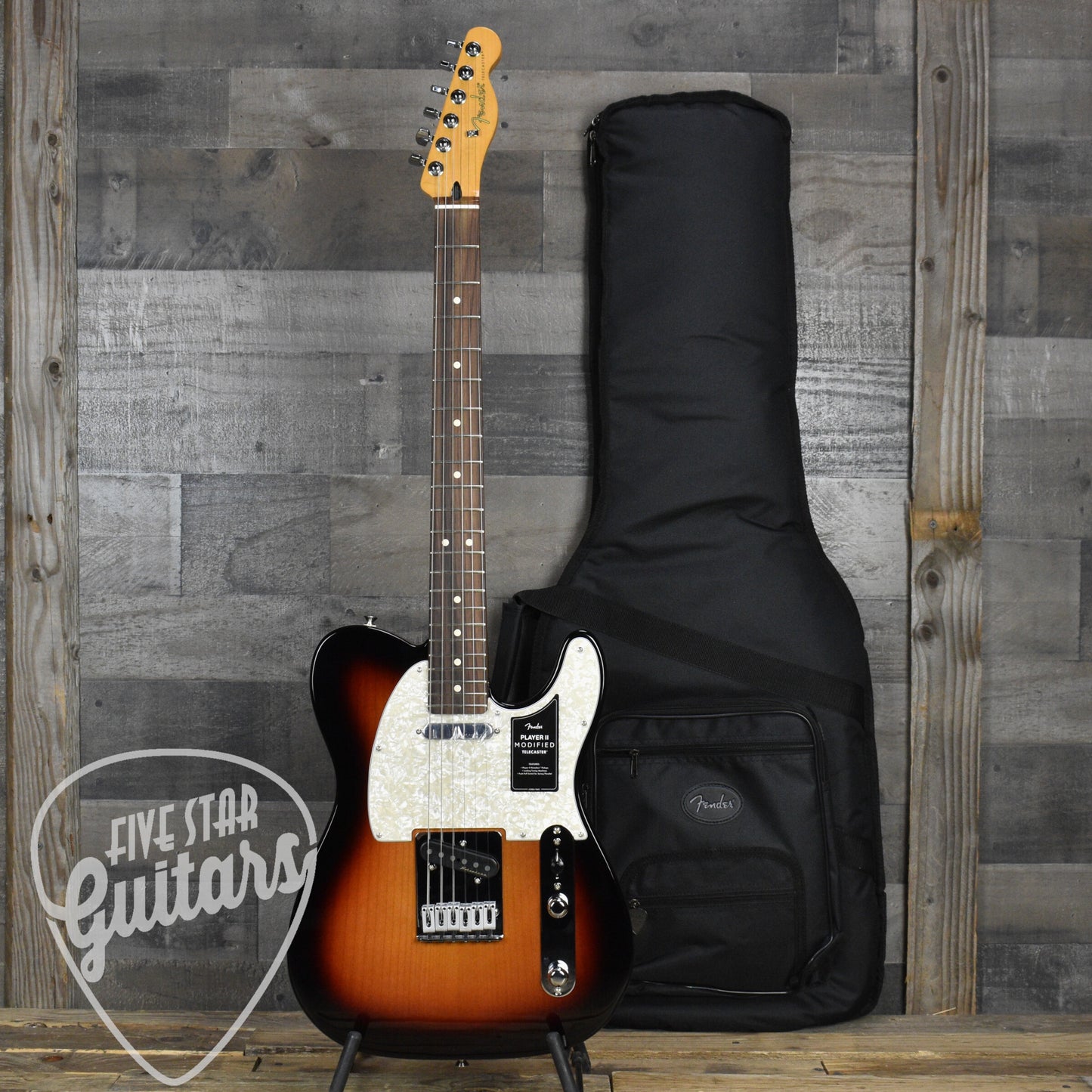Fender Player II Modified Telecaster - 3 Tone Sunburst with Deluxe Gig Bag