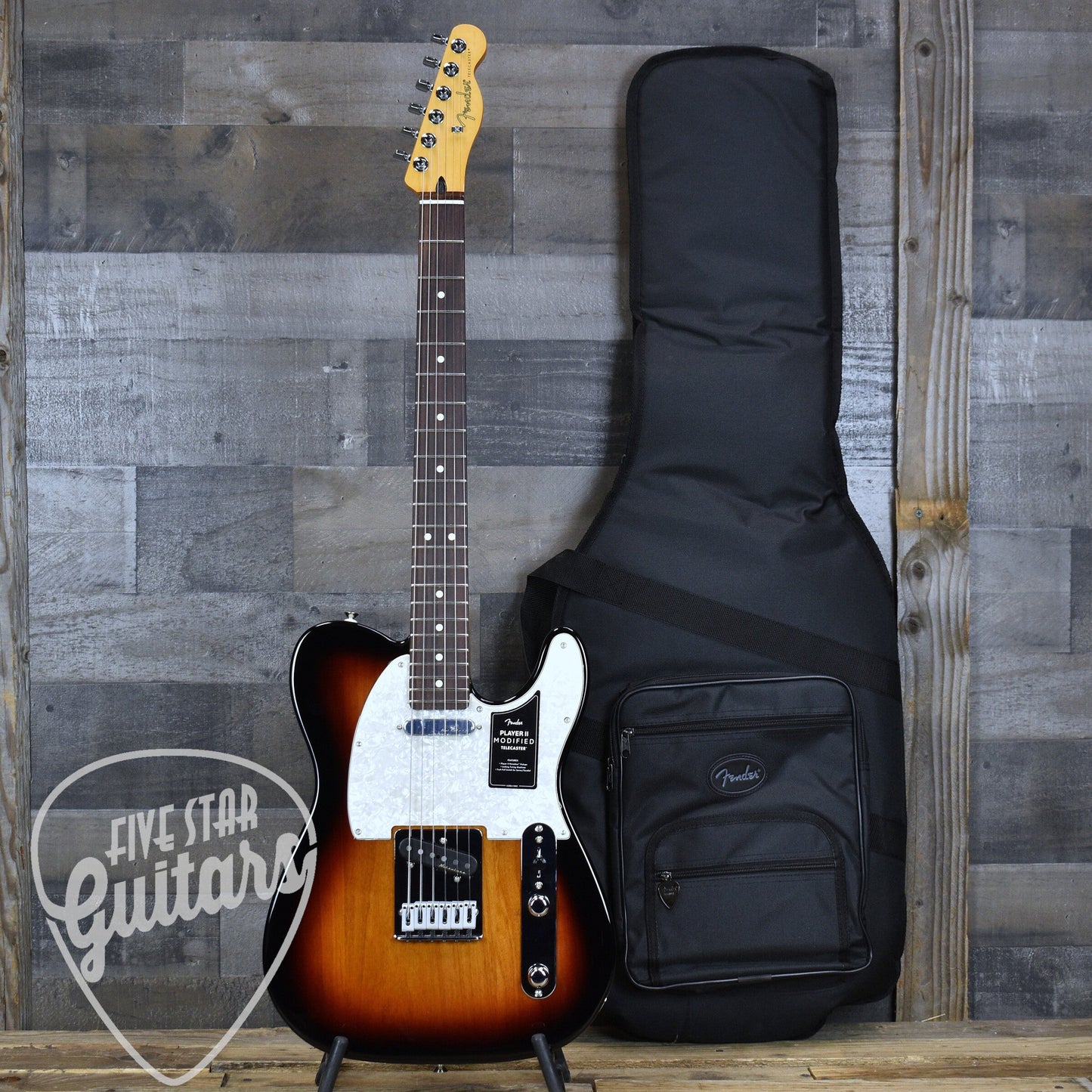 Fender Player II Modified Telecaster - 3 Tone Sunburst with Deluxe Gig Bag