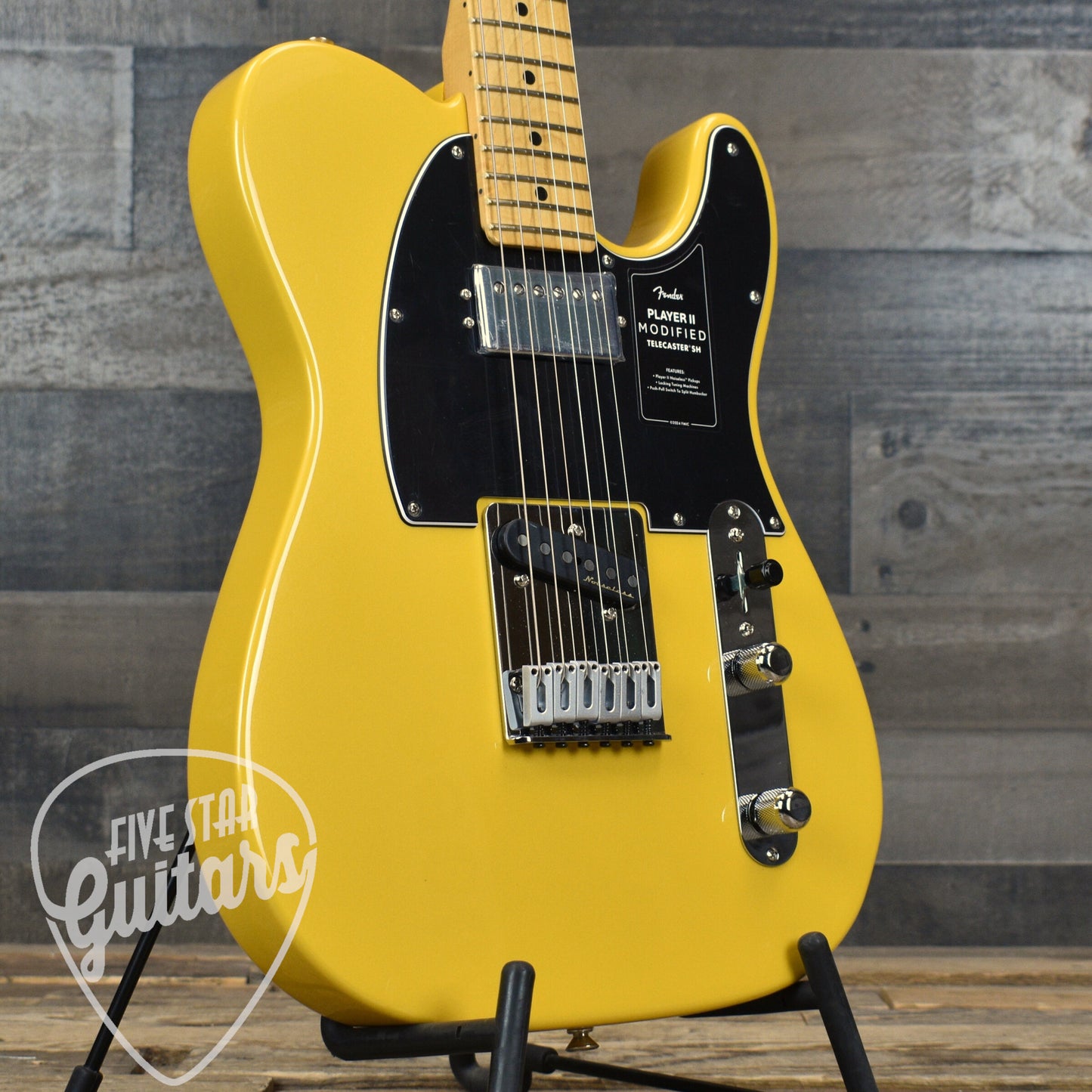 Fender Player II Modified Telecaster SH - Sunshine Yellow with Deluxe Gig Bag