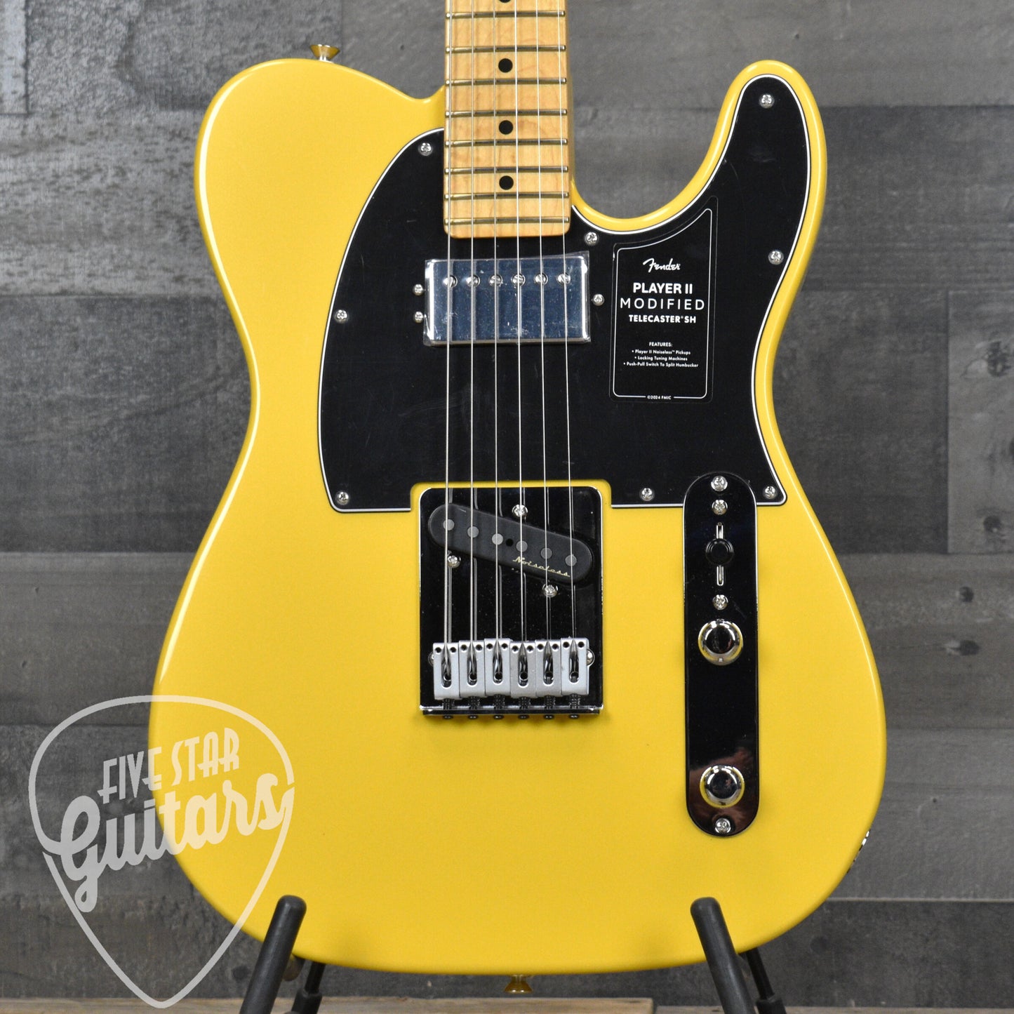 Fender Player II Modified Telecaster SH - Sunshine Yellow with Deluxe Gig Bag