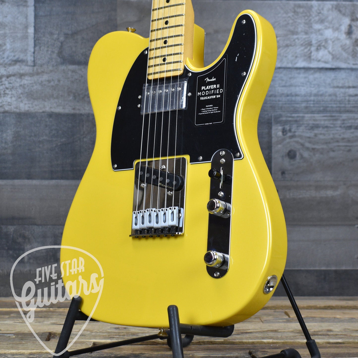 Fender Player II Modified Telecaster SH - Sunshine Yellow with Deluxe Gig Bag
