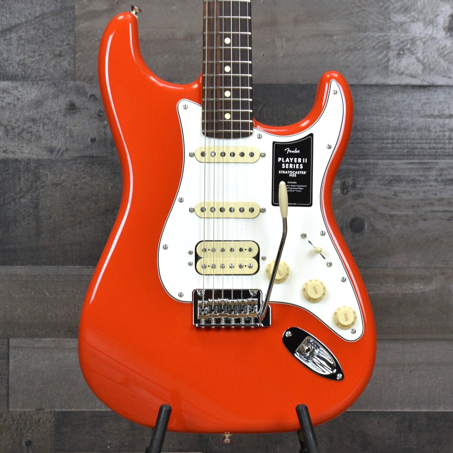 Fender Player II Stratocaster HSS -  Coral Red