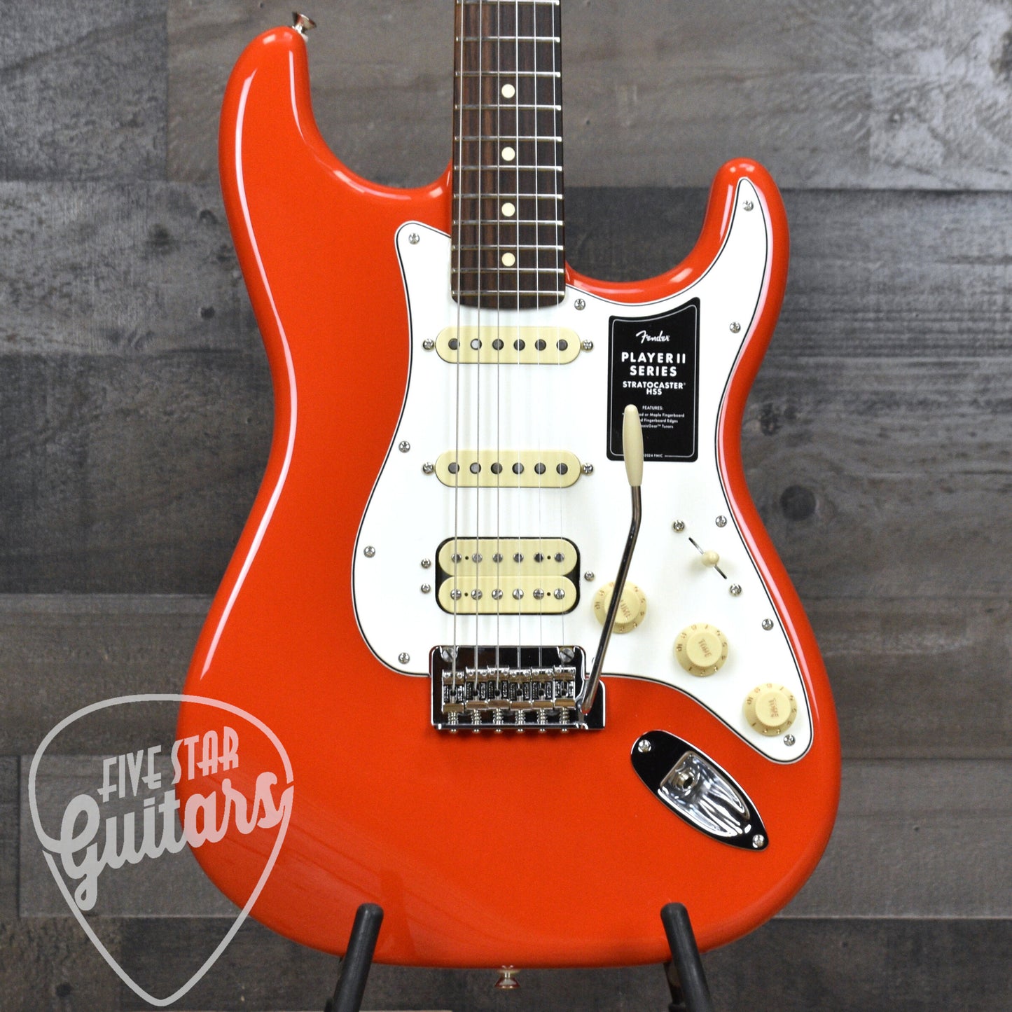 Fender Player II Stratocaster HSS -  Coral Red
