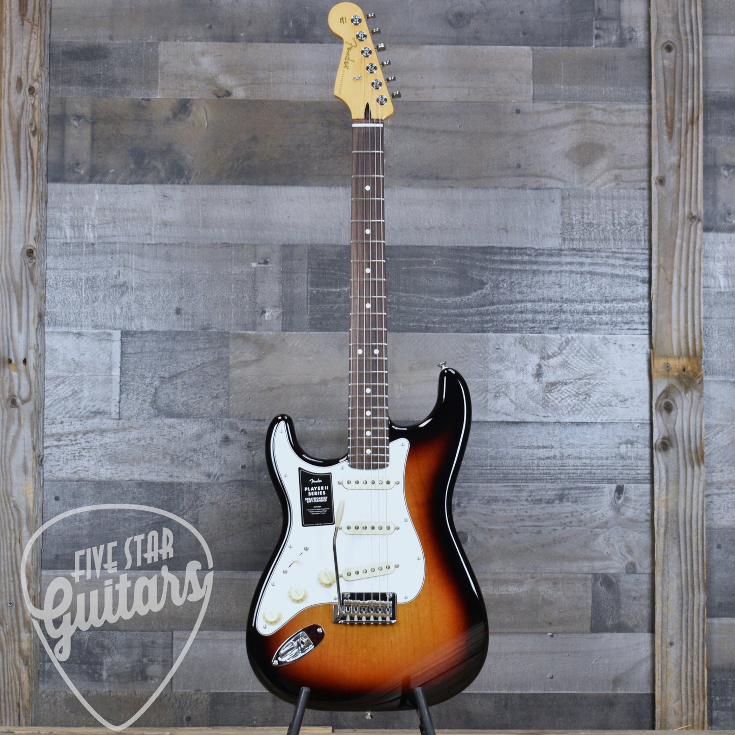 Fender Player II Stratocaster Left-Handed Rosewood Fingerboard - 3-Color Sunburst