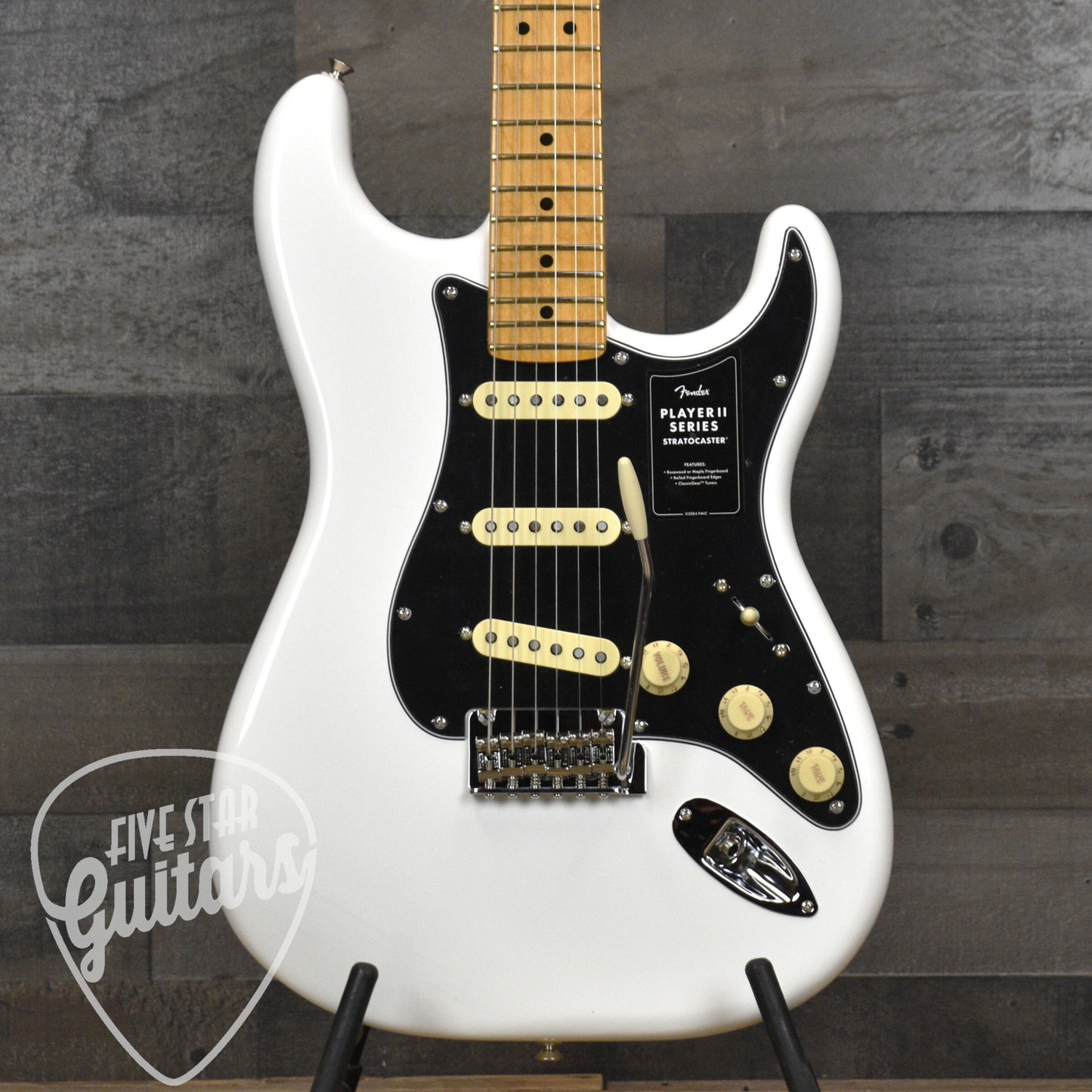Fender Player II Stratocaster Maple Fingerboard - Polar White