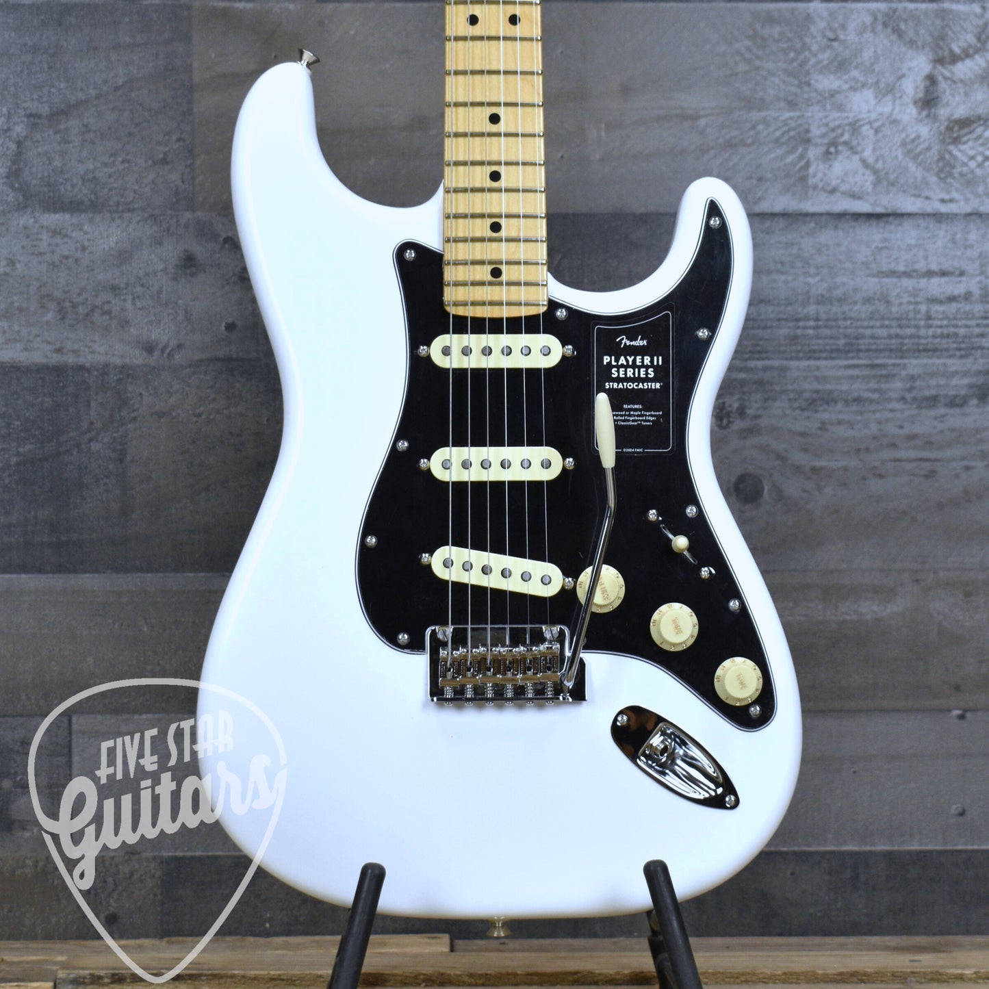 Fender Player II Stratocaster Maple Fingerboard - Polar White