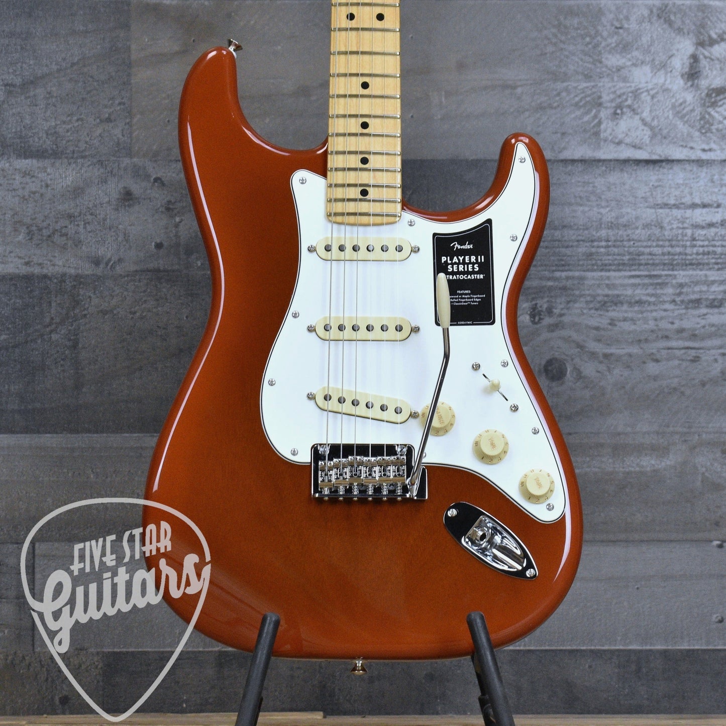Fender Player II Stratocaster Maple Fingerboard - Transparent Mocha Burst