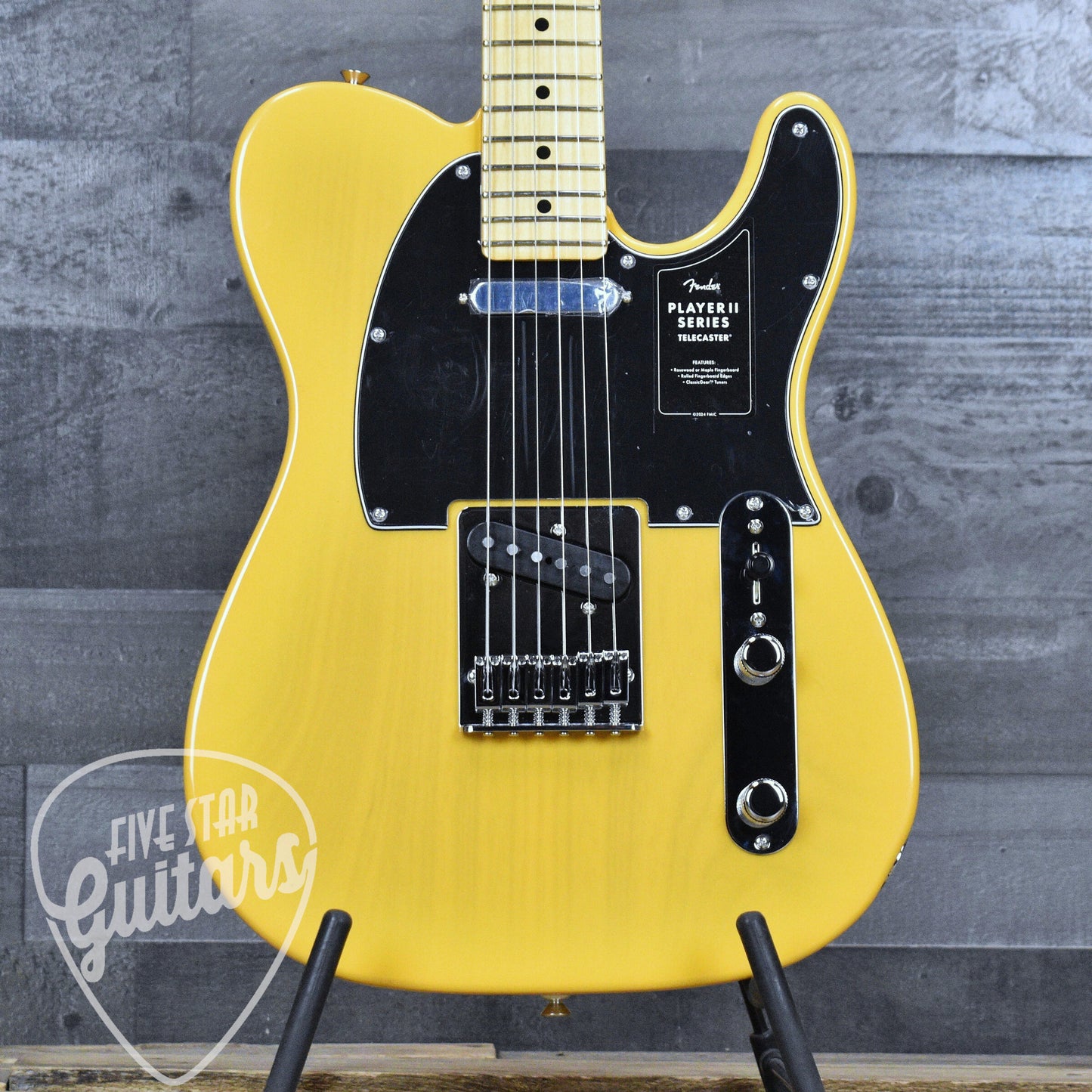 Fender Player II Telecaster Chambered Ash Maple Fingerboard  - Butterscotch Blonde