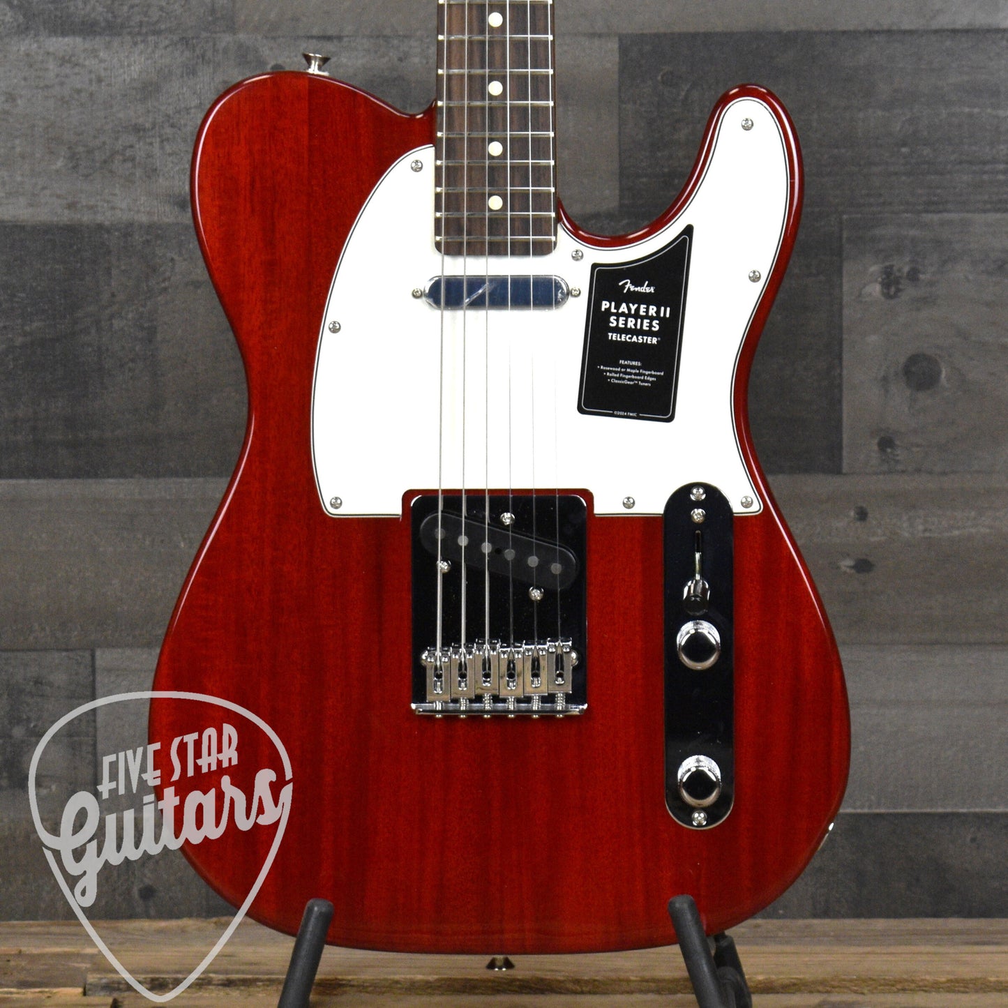 Fender Player II Telecaster Chambered Mahogany - Transparent Cherry