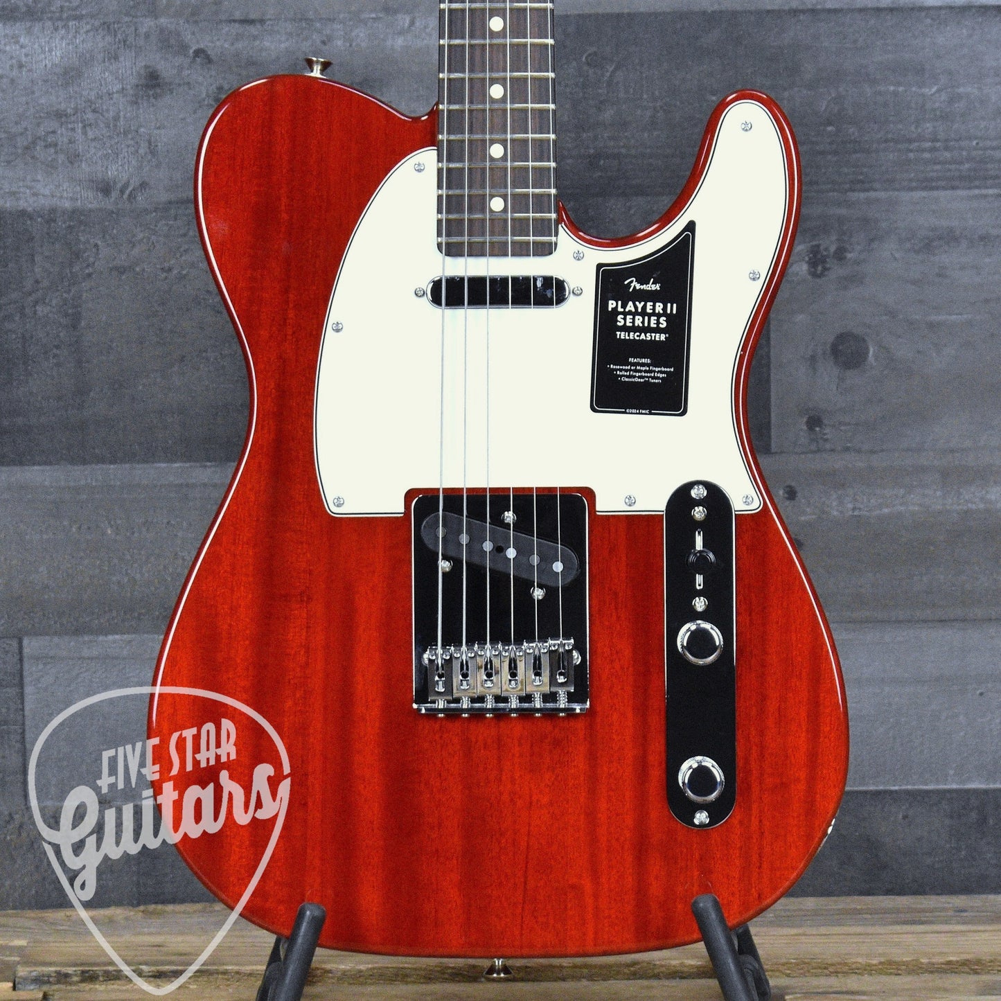 Fender Player II Telecaster Chambered Mahogany - Transparent Cherry