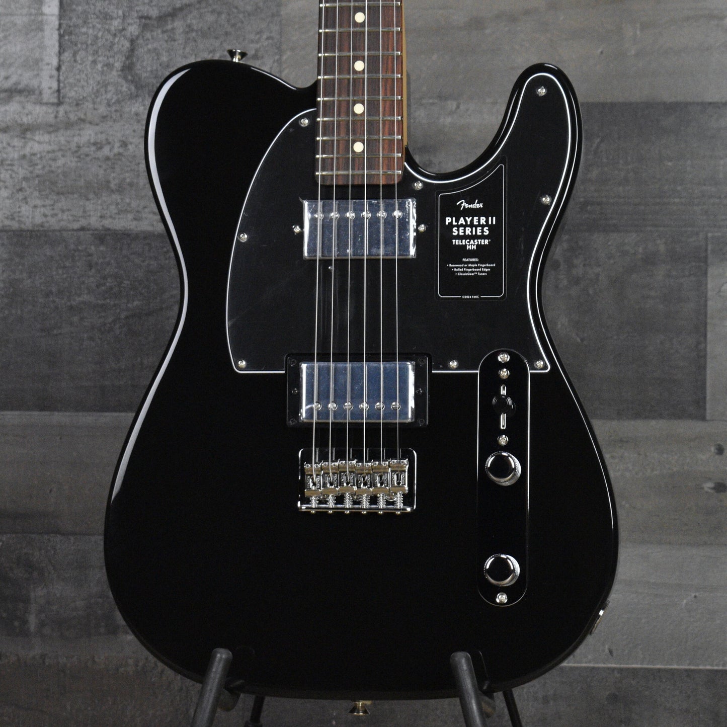 Fender Player II Telecaster HH Rosewood Fingerboard - Black