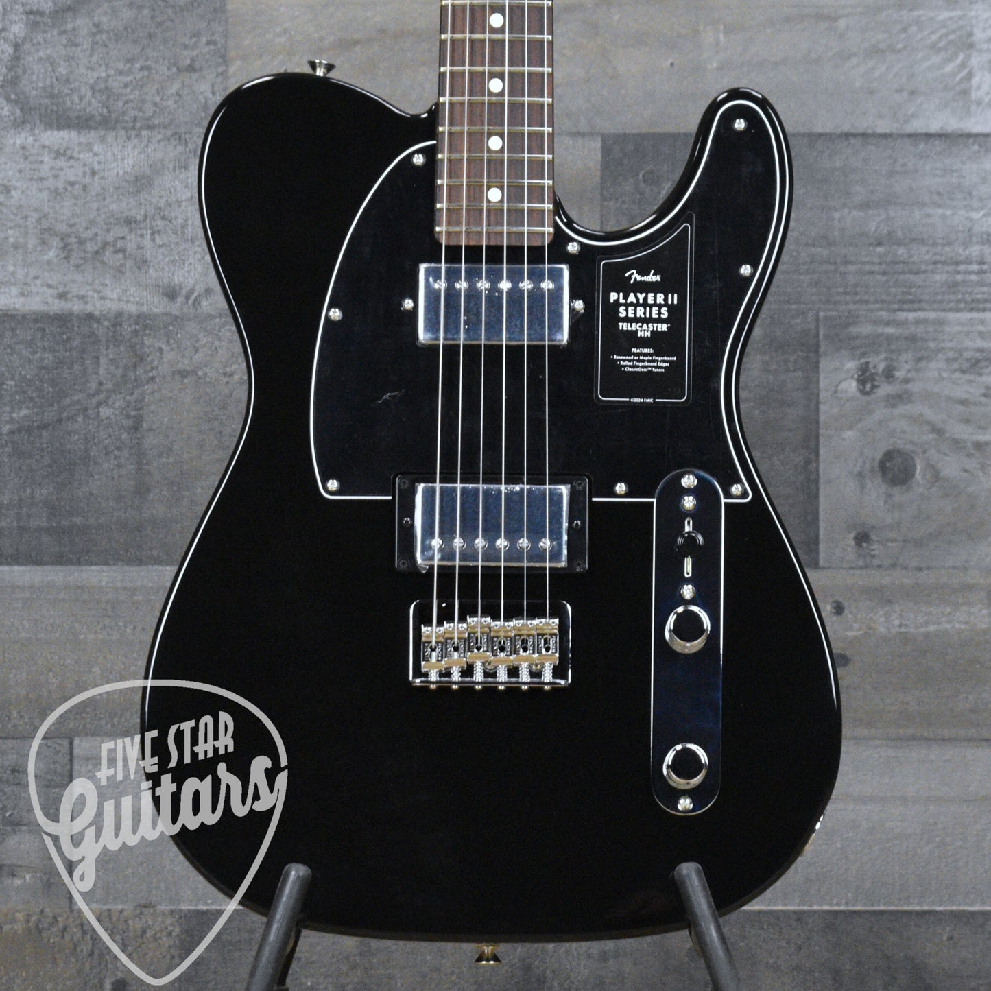Fender Player II Telecaster HH Rosewood Fingerboard - Black