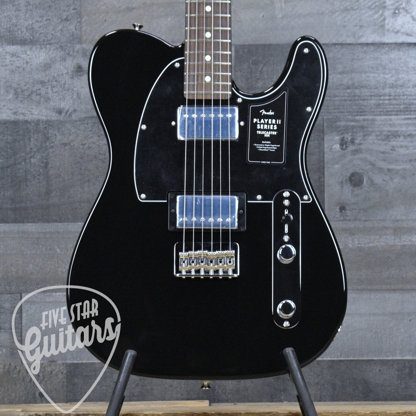 Fender Player II Telecaster HH Rosewood Fingerboard - Black
