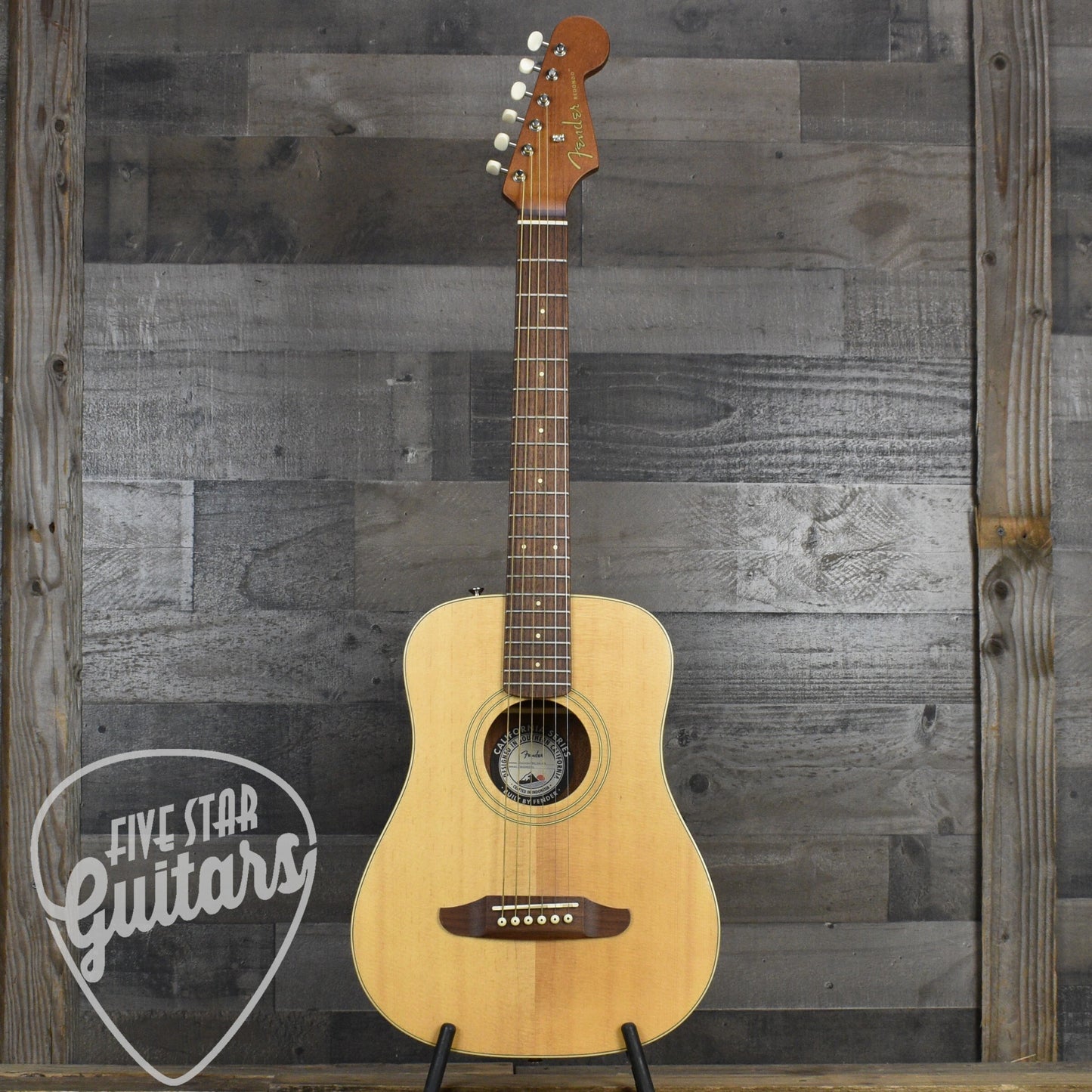Fender California Series Redondo Mini - Natural with Gig Bag