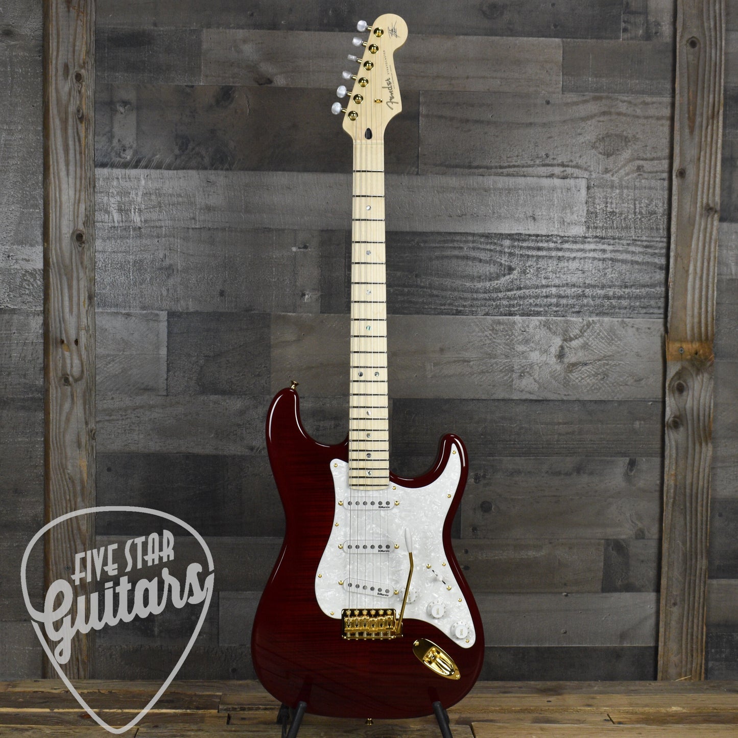 Fender Richie Kotzen Stratocaster - Transparent Red Burst with Gigbag