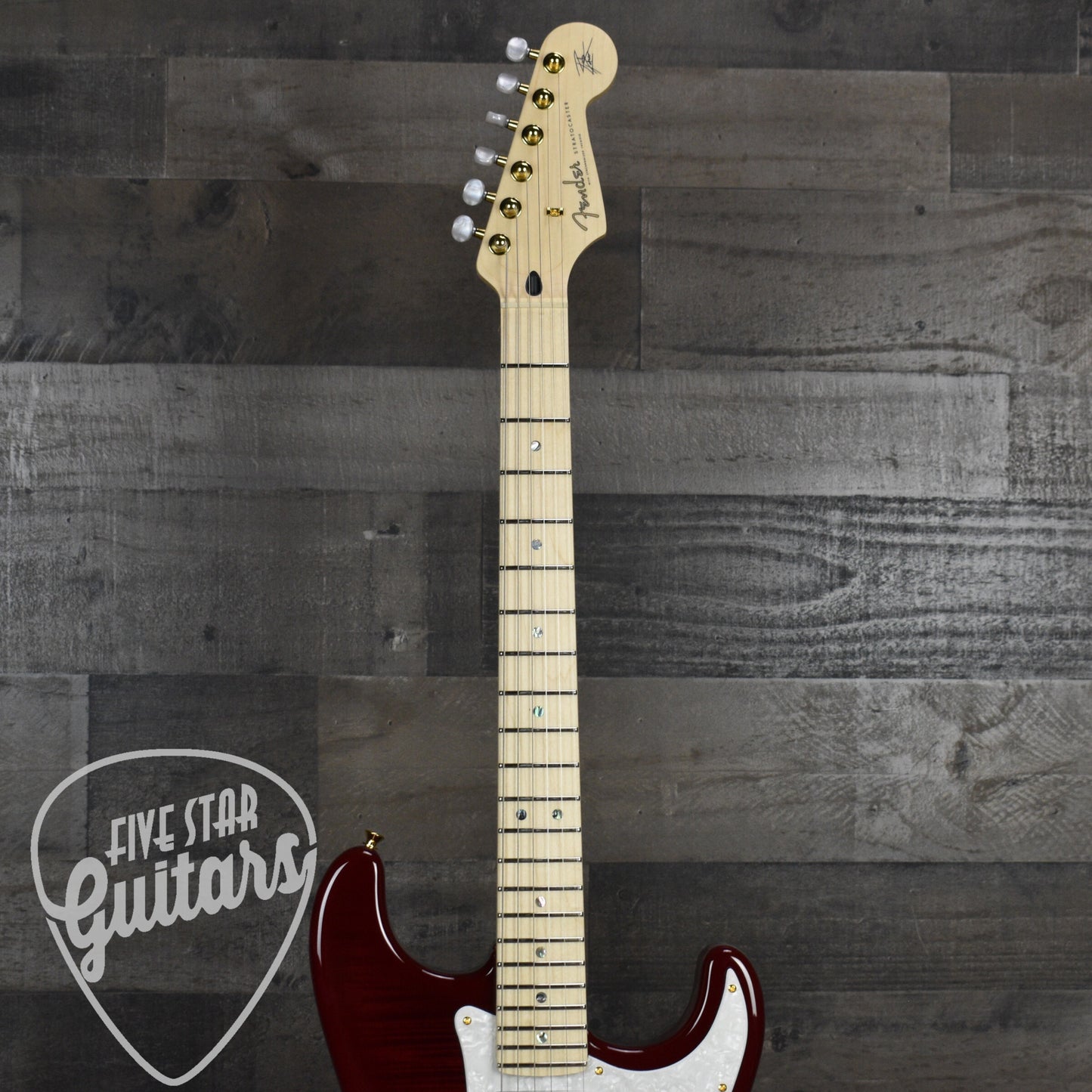 Fender Richie Kotzen Stratocaster - Transparent Red Burst with Gigbag