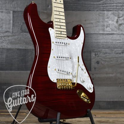 Fender Richie Kotzen Stratocaster - Transparent Red Burst with Gigbag