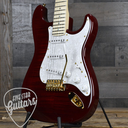 Fender Richie Kotzen Stratocaster - Transparent Red Burst with Gigbag