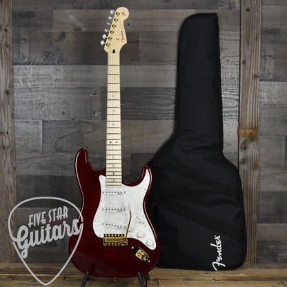 Fender Richie Kotzen Stratocaster - Transparent Red Burst with Gigbag