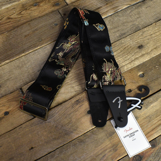Fender Satin Dragon Strap - Black
