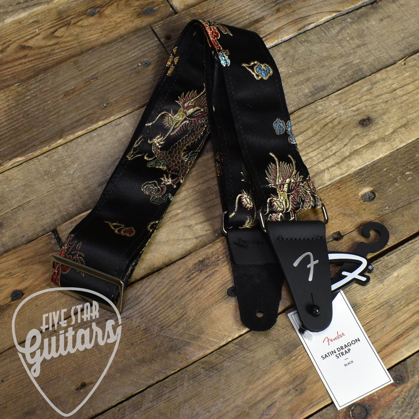 Fender Satin Dragon Strap - Black