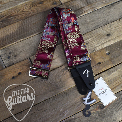 Fender Satin Dragon Strap - Wine